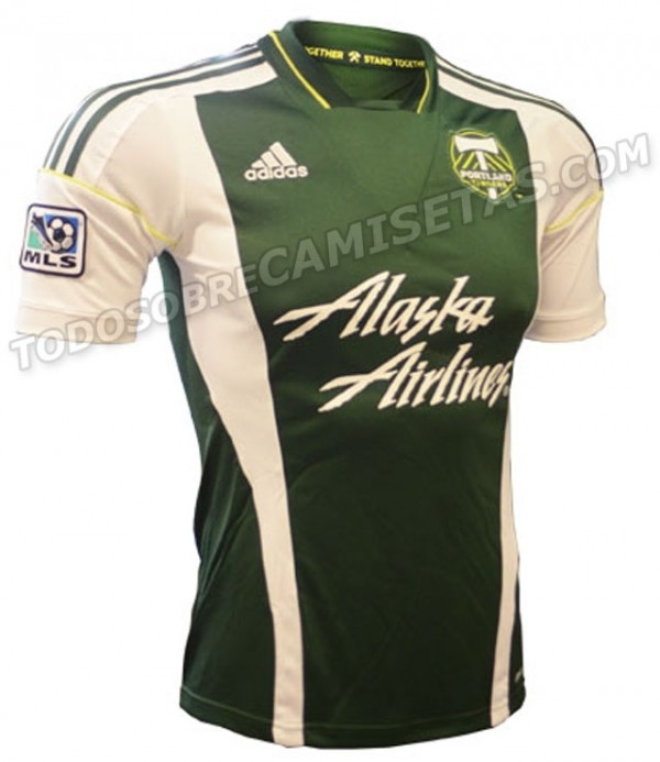 portland home shirt 600x693 Portland Timbers Home and Away Shirts for 2013 Season Leaked [PHOTOS]